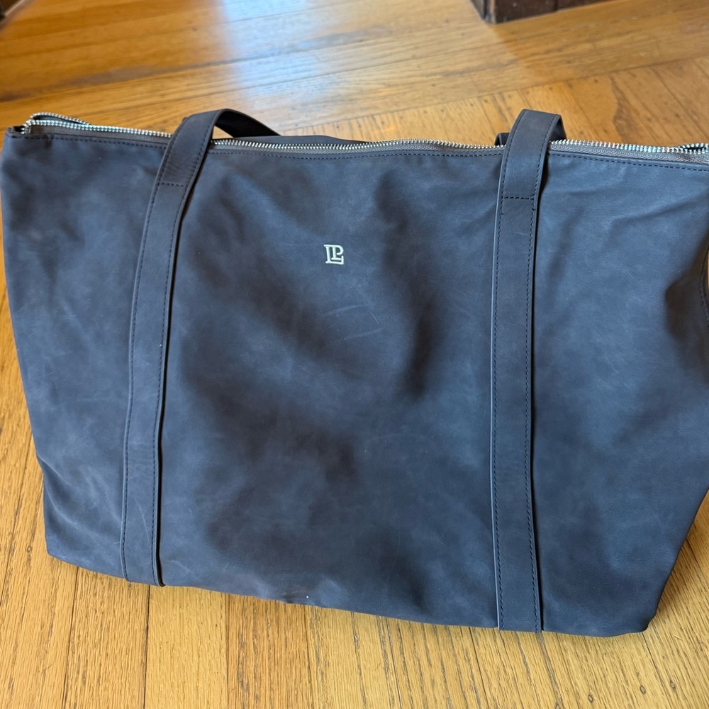 Little Puffy Everyday Zipper Tote - Brown